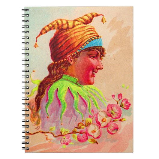 Carnet Dame victorienne jester (Devant)