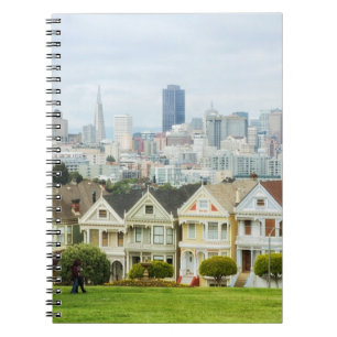 Carnet Dames peintes, maisons victoriennes et horizon
