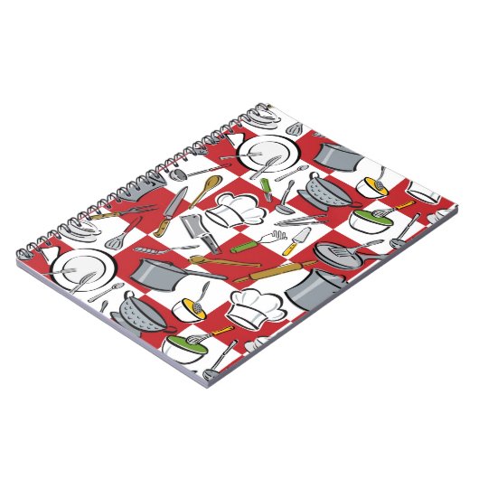 Carnet Damier d'outils de chefs (Côté gauche)