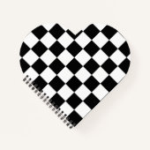 Carnet Damier noir et blanc (Devant)