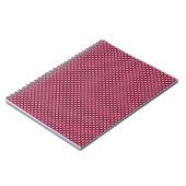 Carnet Damier Rétro Rose (Côté gauche)