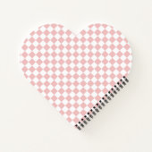 Carnet Damier rose bébé des années 80 (Dos)