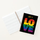 carnet d'amour arc-en-ciel (Intérieur)
