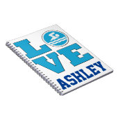 Carnet d'Amour de natation pour les nageurs compét (Côté Droit)