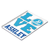 Carnet d'Amour de natation pour les nageurs compét (Côté gauche)