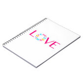 Carnet d'amour et papillons (Côté gauche)