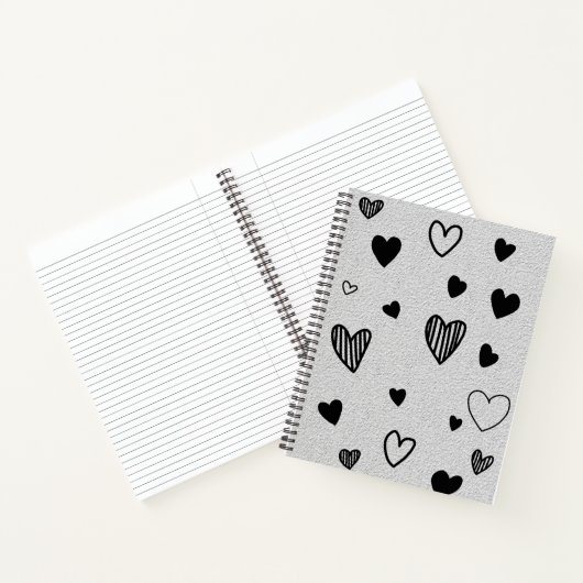carnet d'amour monochrome (Intérieur)