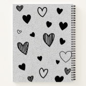 carnet d'amour monochrome (Dos)