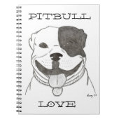Carnet d'amour Pitbull (Devant)