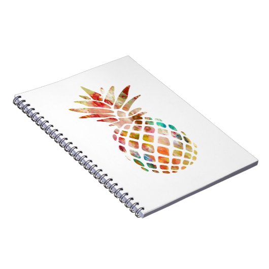 Carnet d'ananas d'aquarelle (Côté Droit)