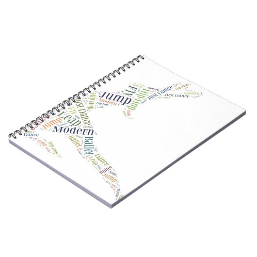 Carnet Dance Word Cloud (Côté gauche)