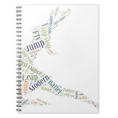 Carnet Dance Word Cloud (Devant)