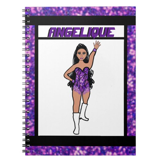 Carnet Dancer Purple Fringe Notebook #2 (Devant)