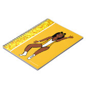 Carnet Dancer Yellow Spark (Côté gauche)