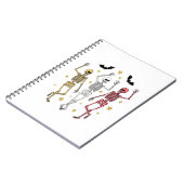 Carnet Dancing Skeleton Halloween (Côté gauche)