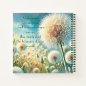 Carnet Dandelion Blowball & Citation #2 (Dos)