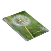 Carnet Dandelion Flower (my photography) (Côté Droit)