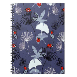 Carnet Dandelion Ginkgo : Dessin main Abstrait