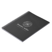 Carnet DANDELION STARBURST LOGO en WHITE Personnalisable (Côté gauche)