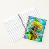Carnet Dandelions Ethereal dans Neon Dreamscape (Intérieur)
