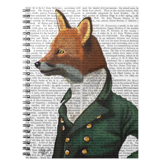 Carnet Dandy Fox Portrait (Devant)