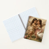 carnet d'ange féminin doux chérubin (Intérieur)