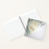 Carnet d'angle de rose jaune pâle (Intérieur)