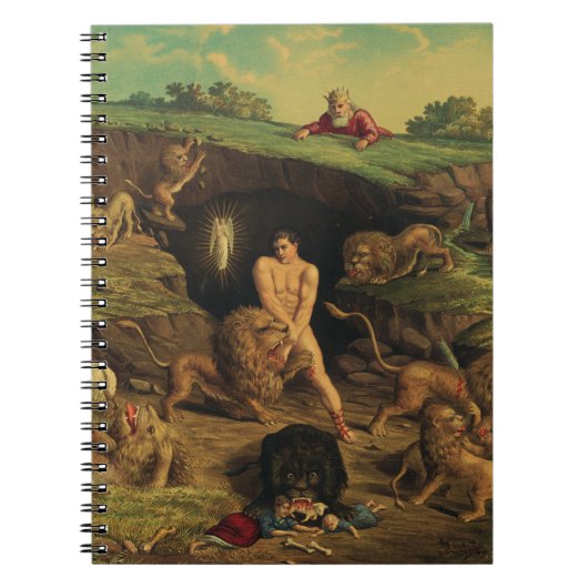 Carnet Daniel dans la fosse aux lions (Devant)