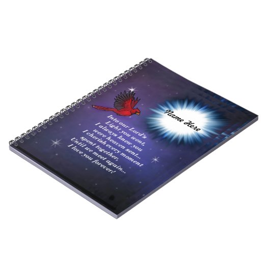 Carnet Dans le cardinal de lumière (Côté gauche)