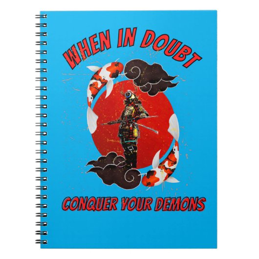 Carnet Dans le doute, conquérir vos démons (Devant)