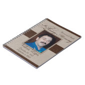 Carnet Dans le mémorial affectueux/Guestbook de mémoire (Côté gauche)