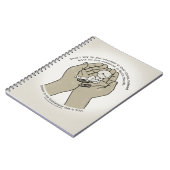 Carnet Dans les mains de Dieu (Côté gauche)