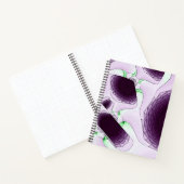 Carnet Dans l'ombre de la couleur Violet (Intérieur)