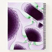 Carnet Dans l'ombre de la couleur Violet (Dos)