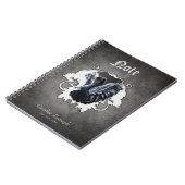 Carnet Dans l'ombre de l'élégance : Un cygne noir. (Côté gauche)