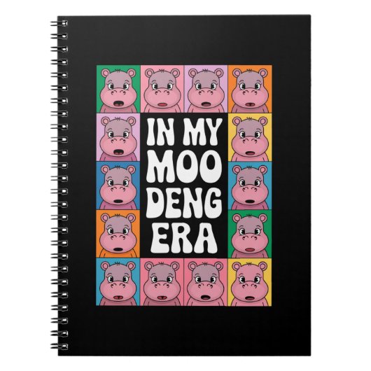Carnet Dans Mon ère Moo Deng Moo Deng Hippo Lover (Devant)