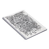 Carnet Dans un lieu intermédiaire, dessin à encre (Côté Droit)