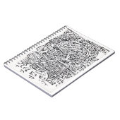 Carnet Dans un lieu intermédiaire, dessin à encre (Côté gauche)