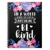 Carnet Dans un monde où l'on peut être n'importe quoi (Devant)