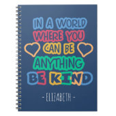 Carnet Dans un monde où vous pouvez être n'importe quoi,  (Devant)