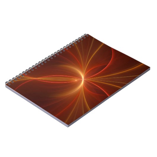 Carnet Danse Avec La Lumière Moderne Art Fractal Abstrait (Côté gauche)