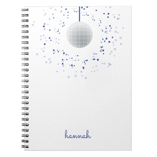 Carnet Danse Boule Disco (Devant)