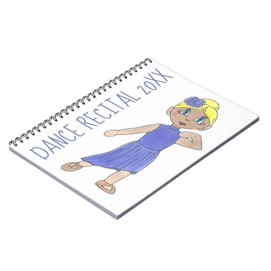 Carnet Danse Considérant Souvenirs Lyrical Modern Dancer  (Côté gauche)