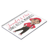 Carnet Danse Considérant Souvenirs Personnalisé Hip hop D (Côté gauche)