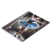 Carnet Danse de ballet dans un Tutu bleu (Côté gauche)