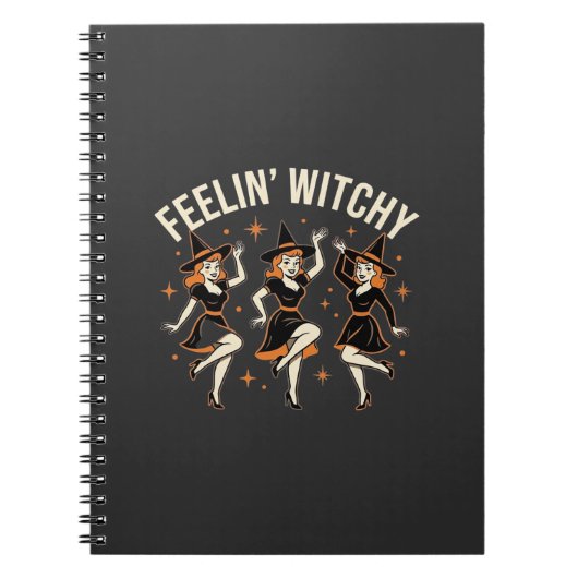 Carnet Danse de sorcière Halloween Feelin 'Witchy (Devant)