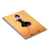 Carnet Danse Flapper Vintage (Côté Droit)