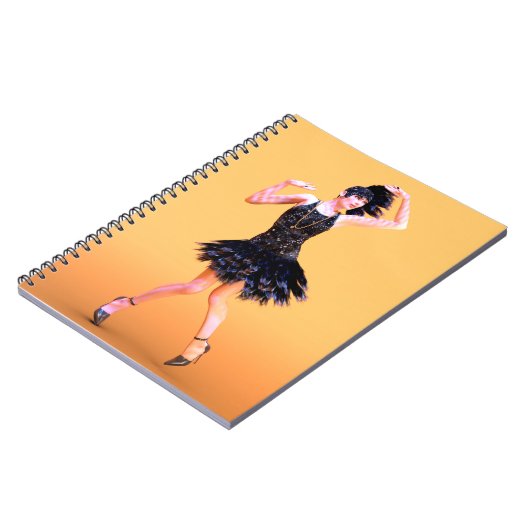 Carnet Danse Flapper Vintage (Côté gauche)