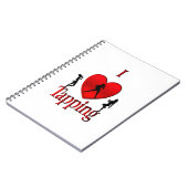 Carnet Danse I Heart Tap (Côté gauche)