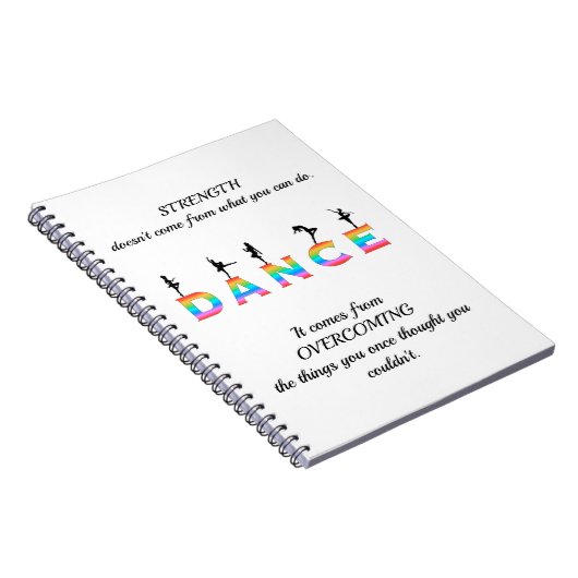 Carnet Danse, multicolore (Côté Droit)